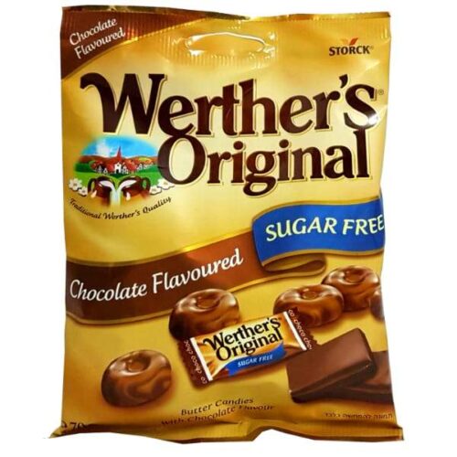 וורטר'ס אוריג'ינל – סוכריות חמאה בטעם שוקולד, 70 גרם